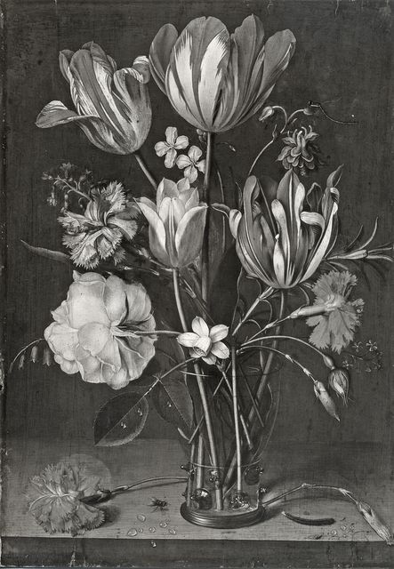 Sotheby's — Anthony Claesz il Vecchio - sec. XVII - Natura morta con vaso di fiori e insetti — insieme